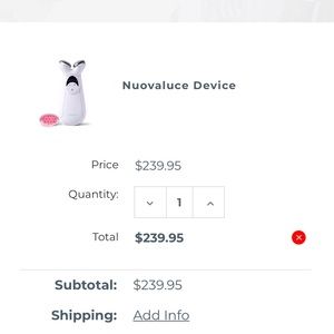 Sealed in box Brand New Nuovaluce Beauty tool.